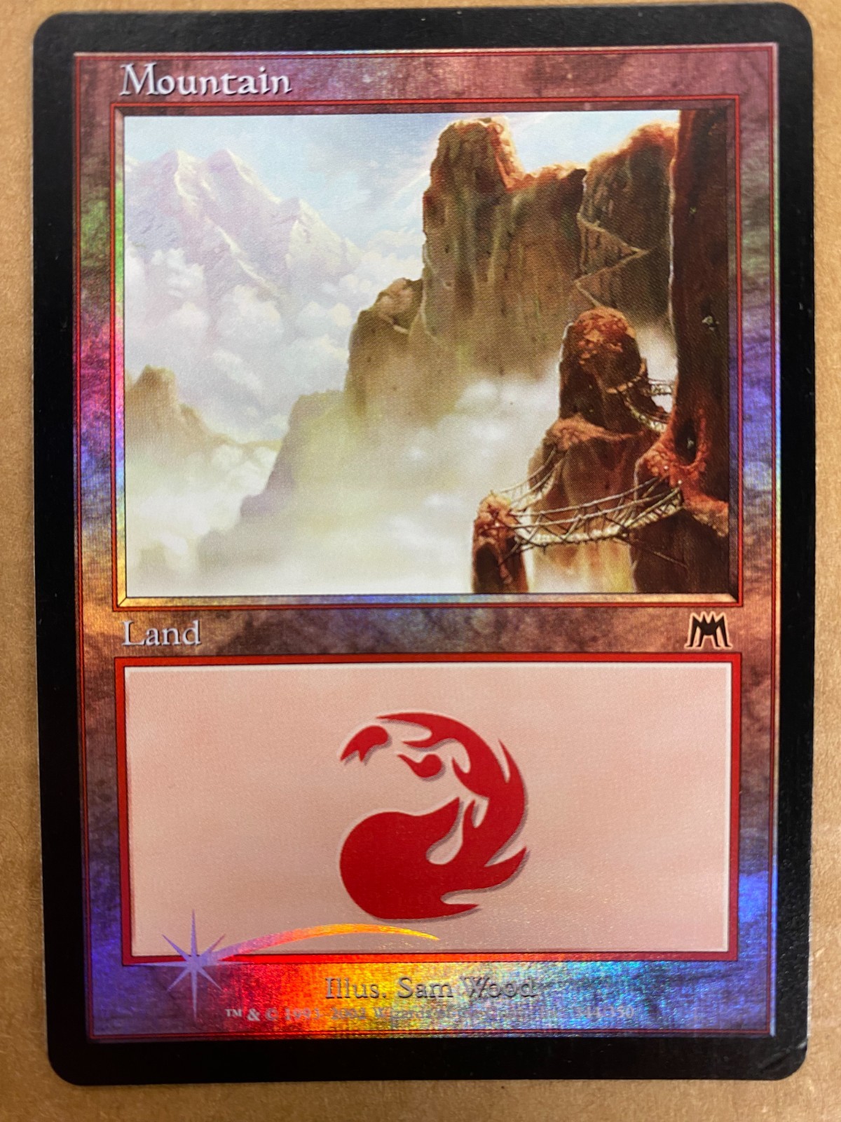 MTG 1x FOIL Mountain # 344 Onslaught Pauper Magic the Gathering Card x1 LP