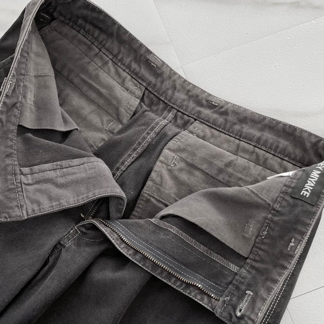 Rare ISSEY MIYAKE MEN 04SS Black 2-Way Cargo Pants Size L 