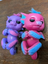 WowWee Fingerlings Purple Dragon Kaylin Electronic Toy Pet Sandy