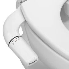 SAMODRA Ultra-Slim Bidet Attachment for Toilet - Dual Nozzle (Frontal & Rear ...