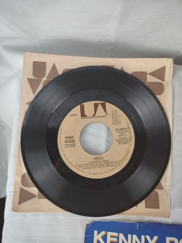 Kenny Rogers 5 Lot 45 Rpm 7' Vinyl Country 1970s 1980s - Foto 12 di 16