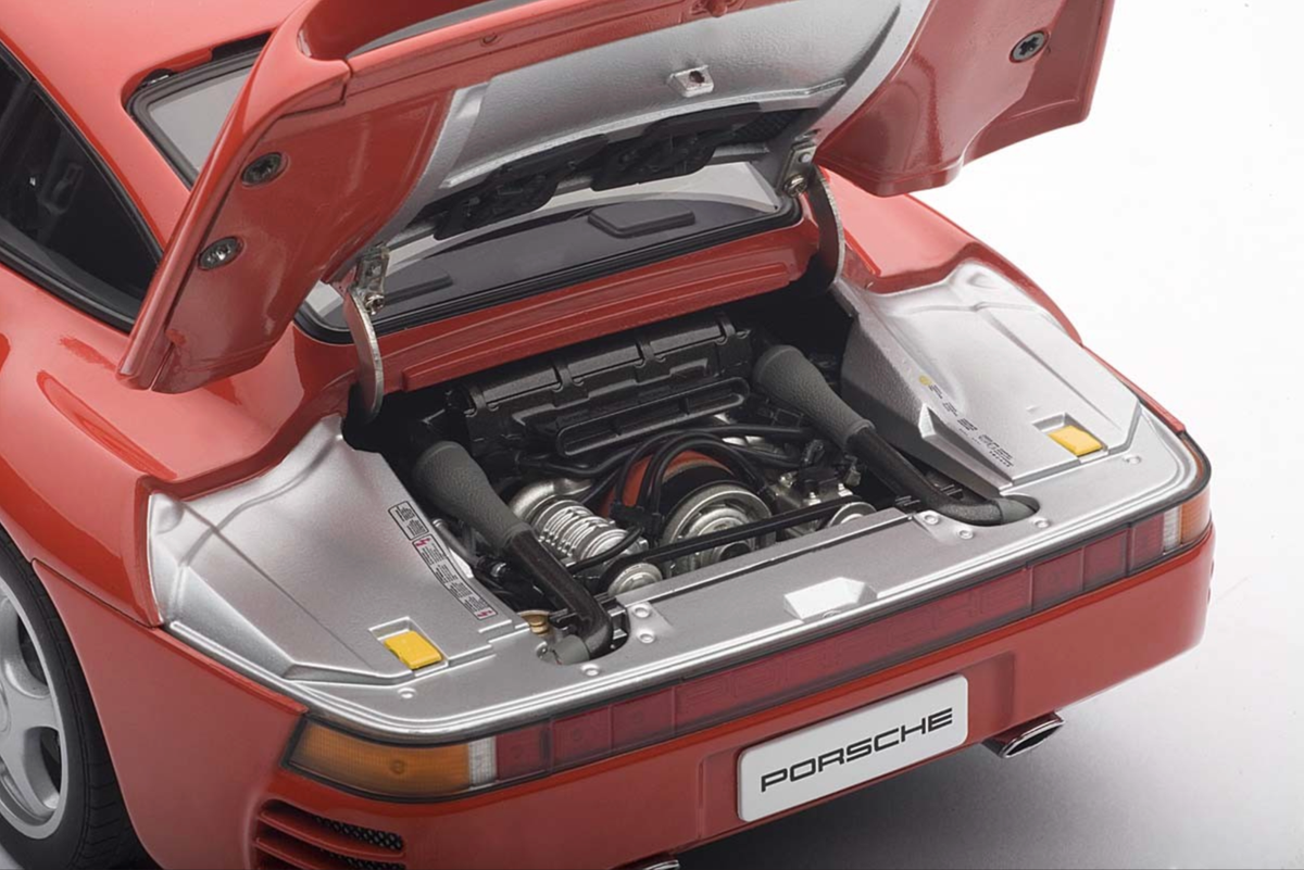 SUPER RARE* Autoart 1/18 Porsche 959 (Red) Diecast Car Model | eBay