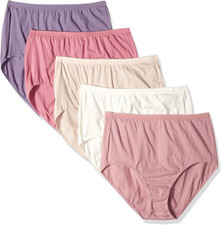 Women'S plus 5-Pack Cotton High Brief