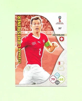 Carte Adrenalyn Russie 2018 - N°317 - Suisse - Stephan Lichsteiner - Photo 1/2