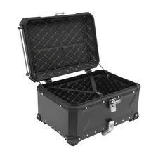 Waterproof Motorcycle Top Case Motorbike Tail Box Storage Case w/Safety Lock 65L
