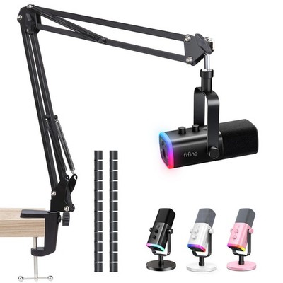 SUNMON Boom Arm - Metal Scissor Mic Boom Arm with 3/8'' to 5/8'' Adapter, K68...