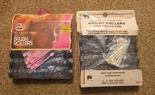Vtg '73 Goody  TIP TOP Aluminum Spiral Ball-Tip Brush Rollers 12 Large pins NEW