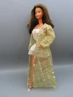 Vintage Barbie Clothes Superstar Era 2252  Silver Sheer Overcoat  shoes NO DOLL