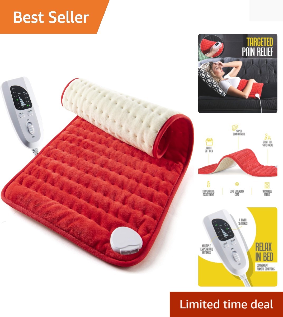 - 24" X 12" For Fast Relief Of Cramps & Discomfort