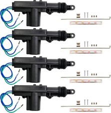 4Piece 12V Universal Door Lock Actuator, Power Door Lock Actuators, 2 Wire Autom