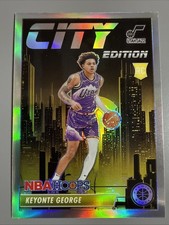 23-24 Panini Nba Hoops Premium Stock City Ed. Keyonte George #16 Silver Prizm RC