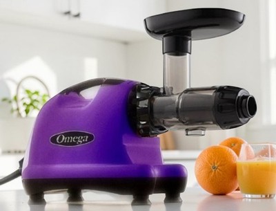 Omega J8006 Nutrition Center Juicer Comercial Masticating Fruit Vegetable Purple