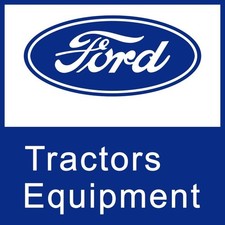 Ford Tractors & Equipment Dealer Style NEW Metal Sign: 12" Dia. Square USA Made
