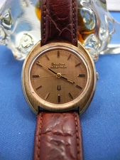 Bulova Accutron1973,14KGF,#2301 MVMT,UNISEX Watch,GOLD BATON