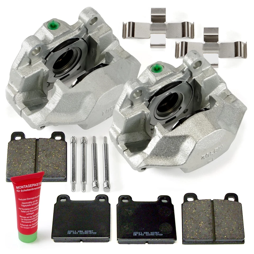 2x Étrier Plaquettes de Frein Avant pour Mercedes-Benz / 8 W114 W110 Pagode W113 - Photo 4/4