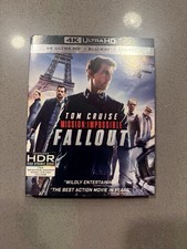 MISSION IMPOSSIBLE FALLOUT 4K ULTRA HD BLU RAY 2 DISC OOP SLIPCOVER