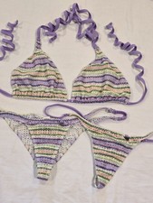 Wicked Weasel Bikini  3 piece set  312 XXL  L Bottoms