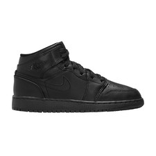 Air Jordan Air Jordan 1 Mid GS 'Triple Black' 2022 554725-093 Shoes