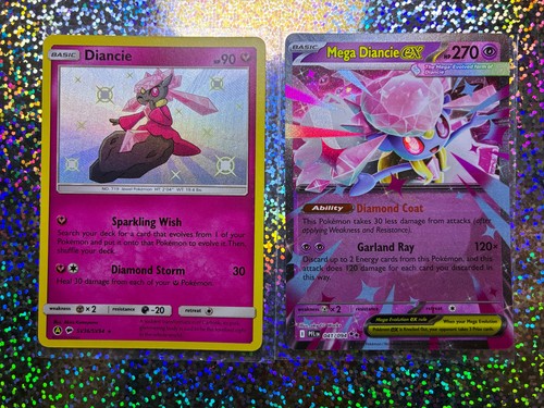 Pokemon TCG: Hidden Fates SV36/SV94 Diancie; 041/094 Mega Diancie ex
