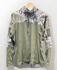 Under Armour Tactical Combat Shirt Men's Large Patch Sleeve 1/4 Zip Green/Camo