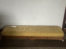 ANTIQUE 19th Century Low Prayer Bench Kneeler Signed Samuel Hartley Bradford UK