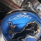 Jared Goff Signed Detroit Lions Blue Football Helmet Fanatics Authentic