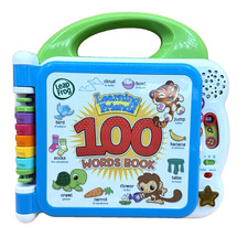 LeapFrog Learning Friends 100 Words Book Bilingual English Spanish Interactive