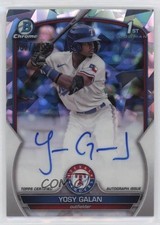 2023 Bowman Chrome Prospect Atomic Refractor /100 Yosy Galan #CPA-YGA Auto 19n6
