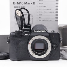 Olympus OM-D E-M10 Mark III Black Body Excellent  6437V