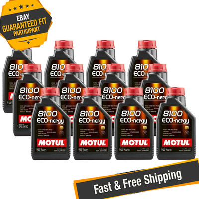 Motul 102782 8100 Eco-nergy Motor Oil - Set of 12
