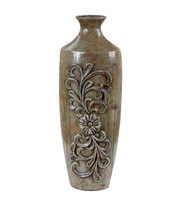 Privilege Large Ceramic Vase In Taupe Finish 66538 on sale Privilege Large Ceramic Vase In Taupe Finish 66538 on sale
