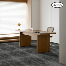 32*Floor Planks Tiles Self Adhesive Wood Effect PVC Kitchen Bathroom Flooring UK