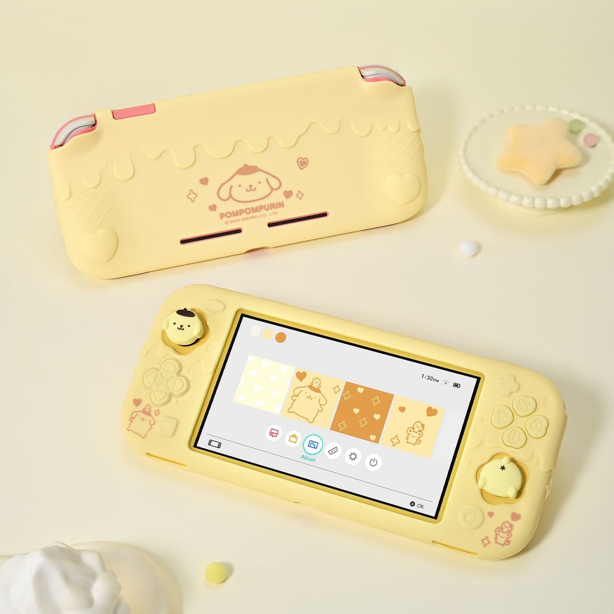 Silicone Protective Case for Nintendo Switch LITE with 2PCS Thumb