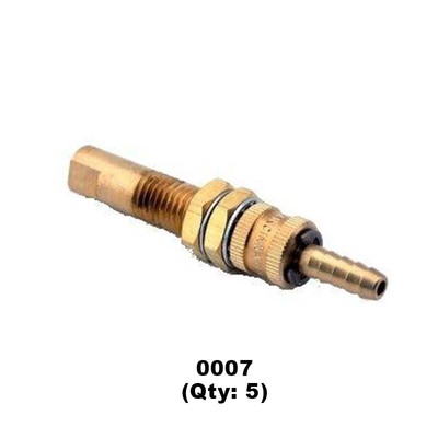 DCI Inline Miniature Q.D. w/ Shut-off Male & Female (Dental, Medical)