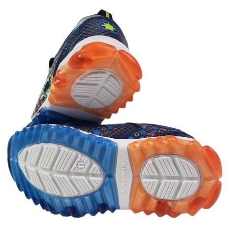 Disney Pixar Toy Story Boy's Lighted Athletic Sneaker, Blue/Green size 9 New - Picture 4 of 24