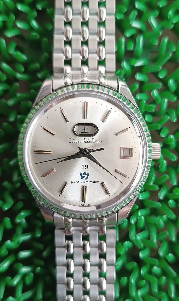 Nice Vintage Citizen Auto Dater 19 Jewels Para 40 M. Automatic