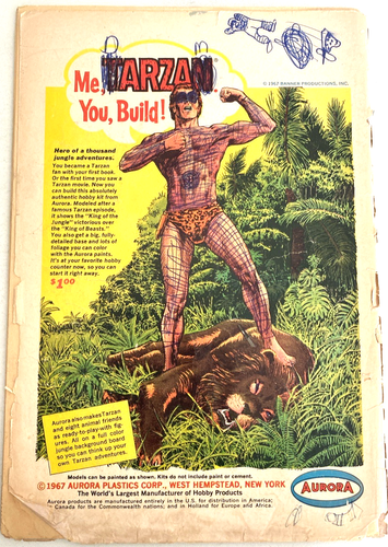 AQUAMAN. NUMBER'S 28 & 36. (2 LOW GRADE ISSUE 1966 & 1967 LOT). 1ST SERIES. - Picture 11 of 11