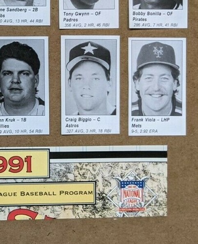 1989 1990 1991 MLB All-Star Game Program Player Cuts - U Pick a player - Picture 179 of 184