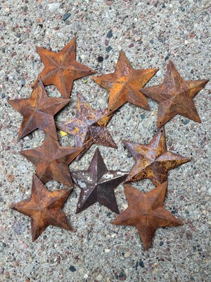 #ad #ad TEN 10 MINI 2.25 inch Rusty Barn Stars Star Primitive Country Rustic Craft * $4.99