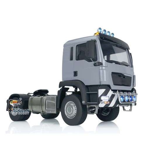 LESU 1/14 DIY TGS 4x2 Remote Control RC Tractor Truck Metal Chassis Roof Light - Picture 5 of 12