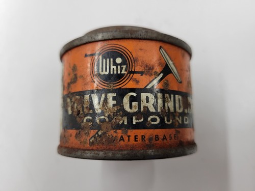 Vintage Whiz Valve Grinding Compound Tin Can. Made In USA - Picture 9 of 9