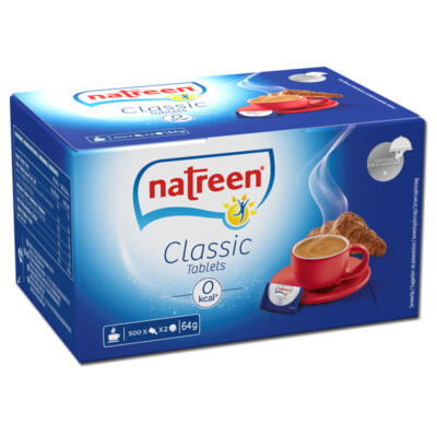 (164,69 /1kg) Natreen Classic Tablets 500 Portionspackungen je 2 Pastillen