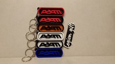 Key fob key ring For vauxhall ADAM owners keyring white red blue black +