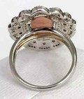HSN Colleen Lopez Sterling Pink Opal, Rhodolite & White Topaz Ring Size 10 — photo 4