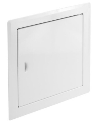 Stahl Revisionsklappe Revisionstür Inspektion und Abdeckung Magnet Weiß 25x30 cm