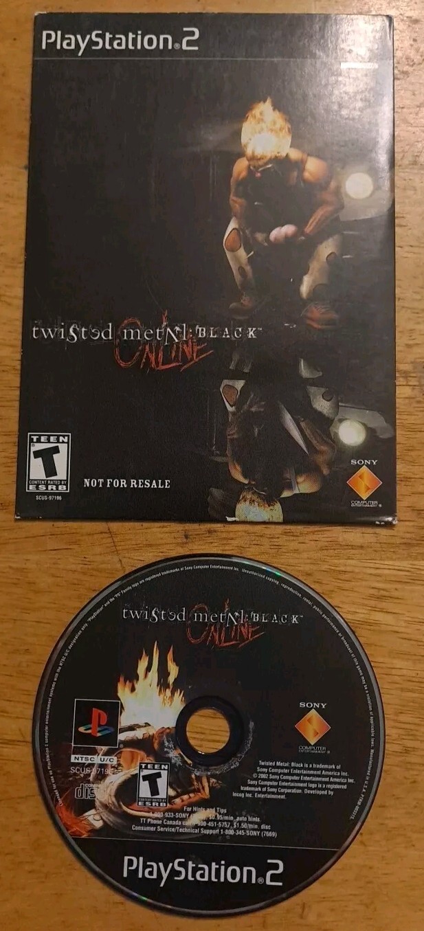 Twisted metal black Online ( jeu en ligne uniquement) - PS2
