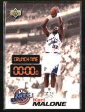 Karl Malone 1997 Upper Deck Nestle Crunch Time #CT18 BASKETBALL Card