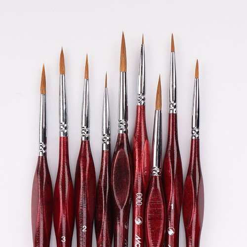 9PCS Hook Line Paint Brush for Oil Watercolor Acrylic Painting Art Supplies - Picture 11 of 12
