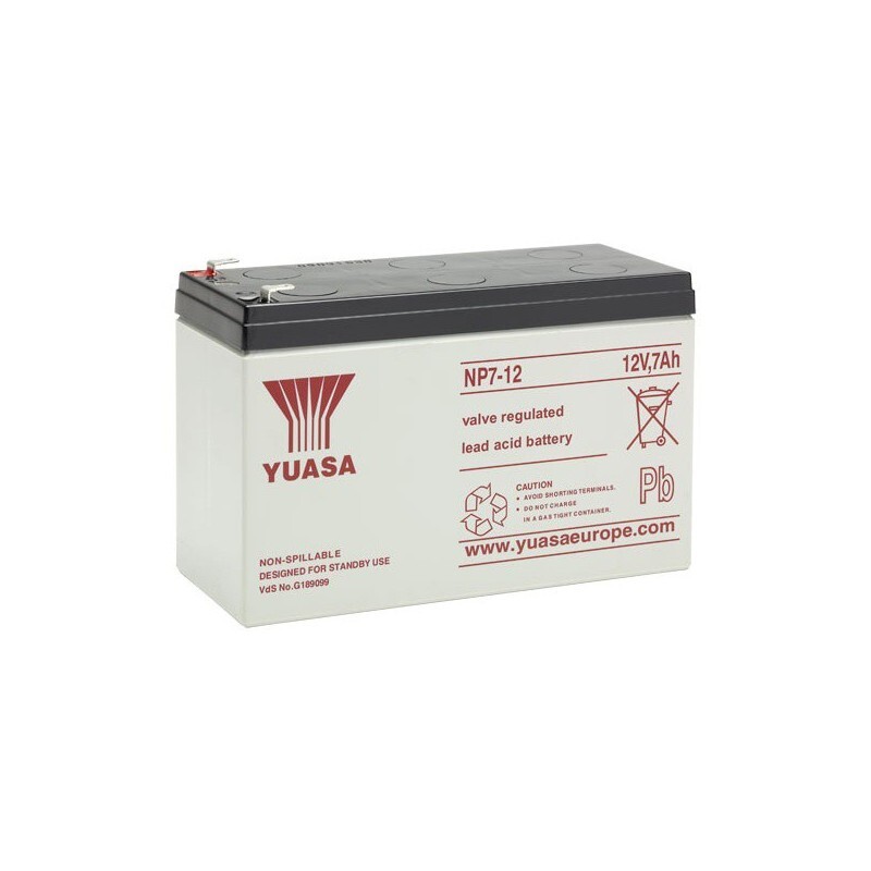 Batterie alarme Yuasa NP7-12 12V 7Ah pour protéger votre maison au quotidien