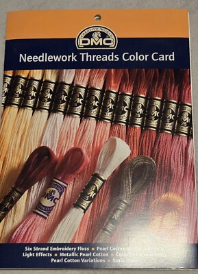 DMC Needlework Threads Color Card 2008 Edition for Cross Stitch & Embroidery